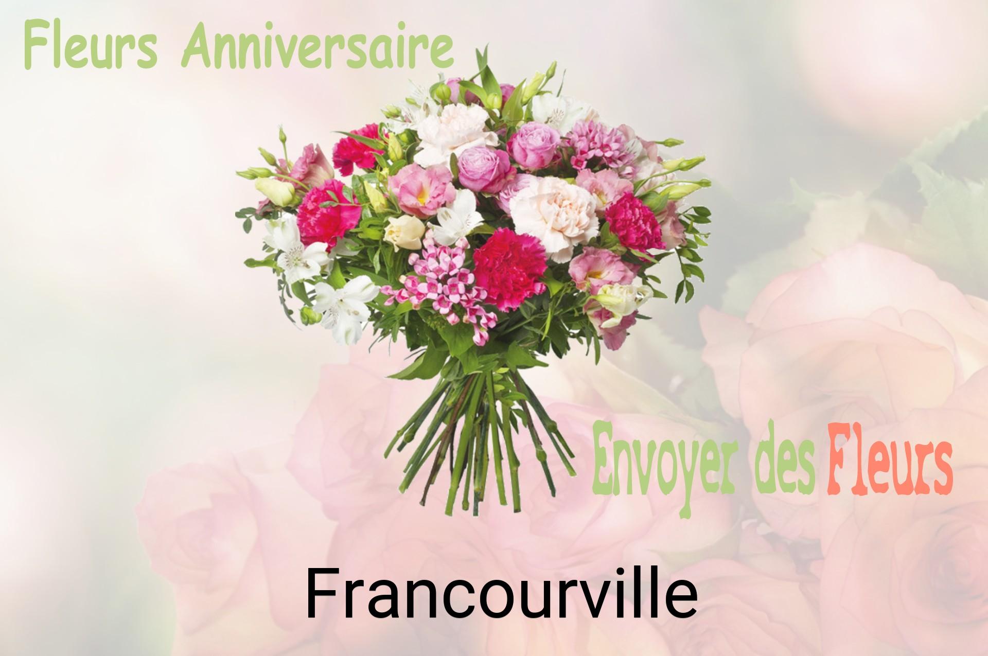 Bouquet de fleurs d’anniversaire livré à Francourville