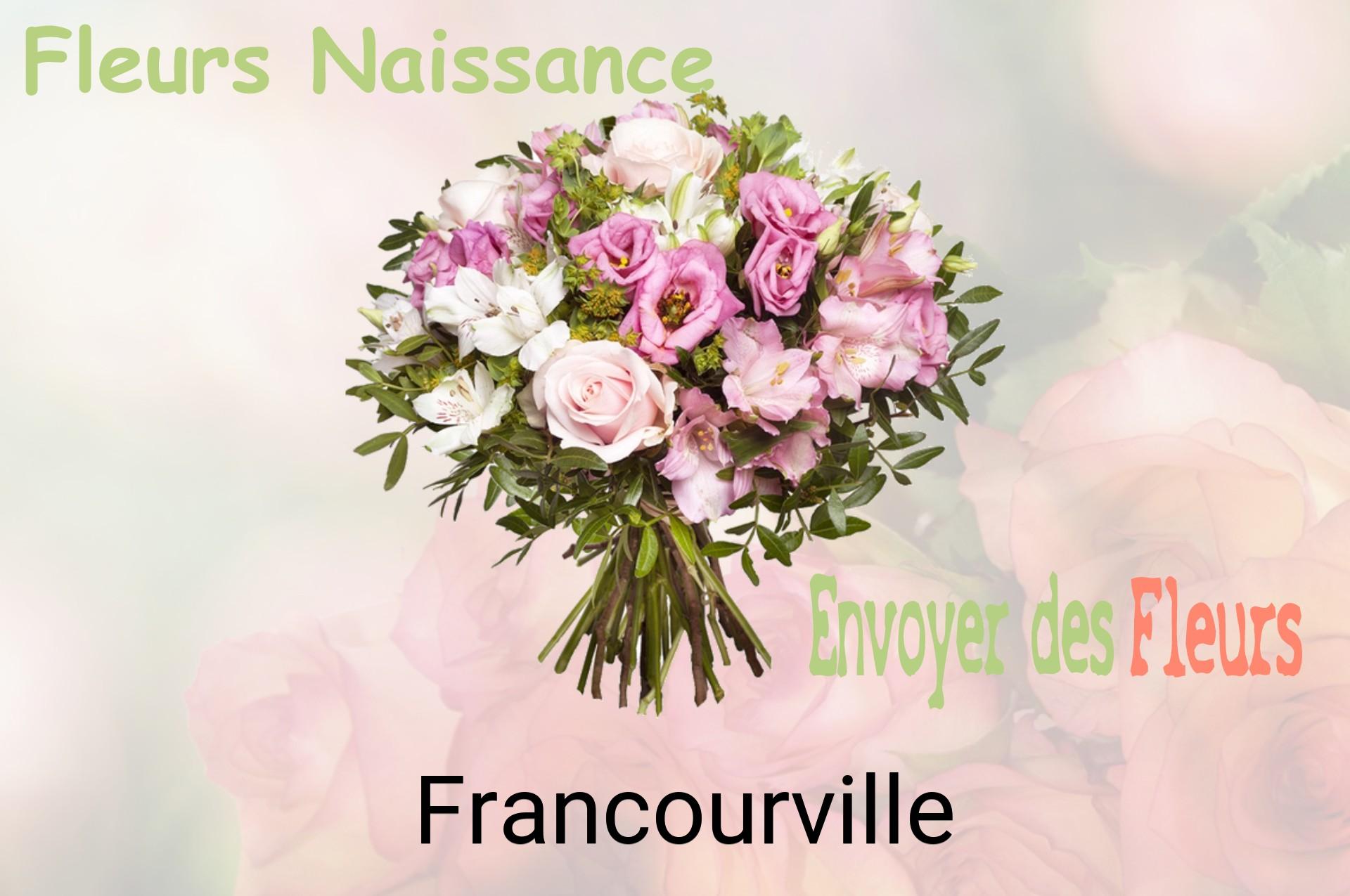 Bouquet de fleurs de naissance livré à Francourville